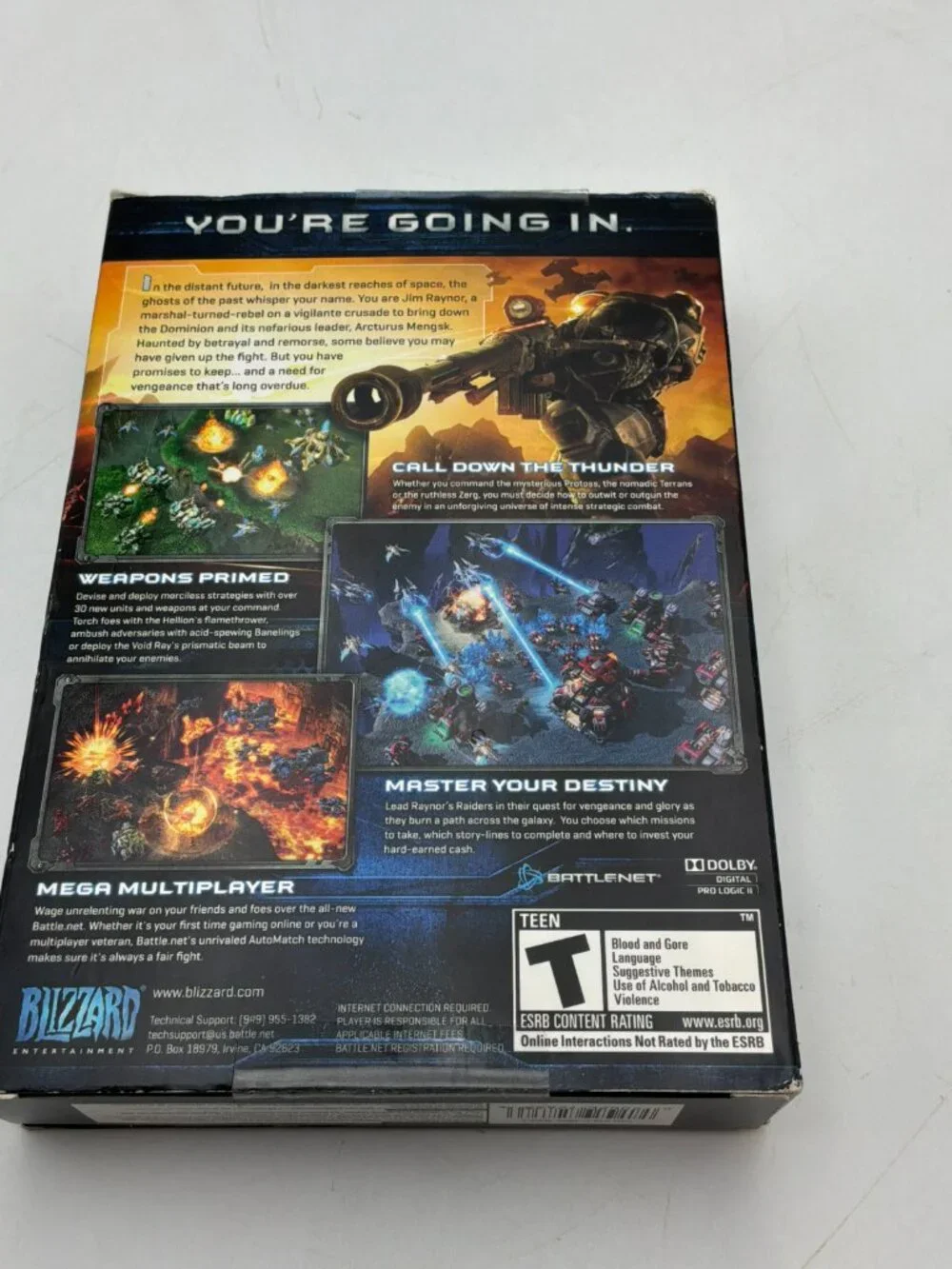 Starcraft 2 II : Wings of Liberty (Windows PC, 2010) - Complete in Box